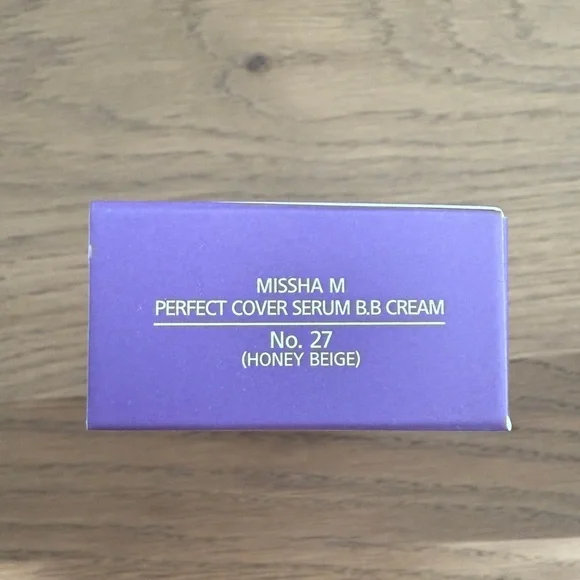 NWT Missha Perfect Cover Serum BB Cream in No. 27 Honey Beige - Picture 3 of 6